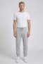 3 Thread Men's Sweatpants with Elastic Cuffs Soft Cotton Smoked Gray Brown Black Stone
