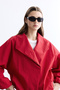 Red Jacket with Side Buttons - 5