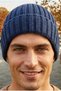Men's Ribbed Folded Knitwear Winter Beanie - 3
