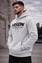 Men's 3 Thread Threaded Typographic Printed Oversize Hoodie – Hooded with Kangaroo Pocket - 2