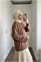 Women's Floral Embroidery Detailed Loose Long Sweatshirt Tunic - 4