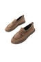 Rina women's suede loafer - classic everyday shoe with comfortable sole - 7