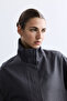 Anthracite Plaid Zippered Jacket - 3