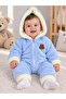 Winter Sweet Hooded Baby Plush Welsoft Jumpsuit
