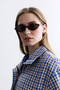 Blue Plaid Zipper Jacket - 3