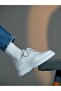 Aras Model Genuine Combination Leather Eva Sole Sneaker Shoes - 3
