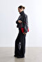 Anthracite Plaid Zippered Jacket - 4