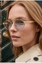 Berina Unisex Ellipse Blue Gold Yellow Frame Ultra Light Uv400 Filtered Sunglasses - 2