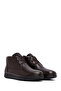 Men's Brown Zippered Leather Boots Wm832003Dv - 2