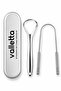 2-Piece Tongue Cleaner Set with Metal Storage Box