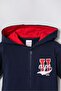3-18 Months Licensed U.S. Polo Assn. Baby Boy Romper-Navy Blue - 5