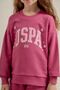 4-14 Years Licensed Us Polo Assn Girls' Set - Lilac - 3