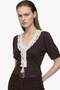 Lace Detailed Short Sleeve Women's Cardigan - 2