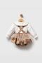 9-24 Months Madeleine Pure Baby Girl Set-Cappuccino - 2