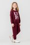 4-14 Years Licensed Us Polo Assn Girls' Set - Cherry