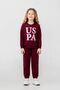 4-14 Years Licensed Us Polo Assn Girls' Set - Cherry - 7