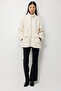 Teddy Fabric Coat with Elastic Waist - 3