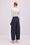 Wide-Letched Tracksuit with Elastic Waist - 4