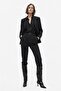 Marcella Black Belted Women's Thin Heeled Boots - 2
