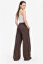 Three-Thread Wide-Leg Pocket Lace-Up Sweatpants - 6