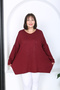 Women's Stone Printed Plus Size Tunic - 2
