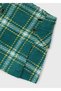 Girl's Green Plaid Skirt - 5