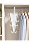 In-Cabinet Hanger Multi-Purpose Space-Saving Triangular Hanger Closet Organizer |   1 Piece - 5