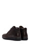 Men's Brown Zippered Leather Boots Wm832003Dv - 6