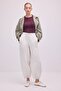 Wide-Letched Tracksuit with Elastic Waist - 2