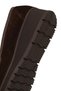Women's Brown Buckle-Strapped Wedge Heeled Suede Leather Comfort Loafer Af170021Ds - 8