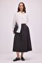 Yandan Pocketed Ruched Skirt