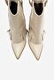 Lola Cream Zippered Pointed Toe Women's Heeled Boots - 4