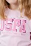 4-14 Years Licensed Us Polo Assn Girls' Set-Pink - 6