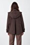 Hooded zippered trench coat - 4