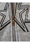 Gray Oversize Nxt Stone Printed Unisex Cardigan - 3