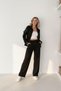 Women's Two-Piece Set Modal Fabric Garnished Top and Bottom Set