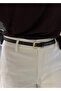 Black&Gold Lush Belt (1.30 cm Leather, 2.30 cm Buckle Width) - 3