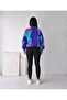 80ler Retro Bomber Oversize Ceket - 4