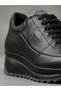 D26Ka-3390 Genuine Leather with Rubber Laces 5cm Padded Sole Daily Sports Shoes for Women - 5