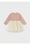 Baby Girl Pink Knitwear Tulle Dress