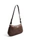 Brown - Brown Suede Women's Crossbody Bag Sp1274 - 2