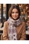 Cashmere Textured Patchwork Model Knitwear Scarf, Neck Shawl - 2