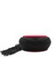 Flat Tepeli Sarık - Black Fabric - Burgundy Skullcap - Crossed Wrap - Flat Tepe - 7 Meters (Züabeli) - 2