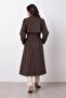 Belted long trench coat - 4