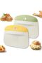 Baborech 2-Piece Bowl Scraper, Premium Plastic Mini Dough Scraper, Multi-Purpose Kitchen Food Scraper