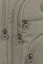 5-Compartment Luxury Crinkle Fabric High School and Middle School Backpack + Monkey Keychain Gift - 6