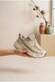 Women's Mesh Thick Sole Sneaker Lace-Up Comfortable Walking and Running Sports Shoes Chunky Sole Casual Sports Shoes - 3