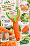 Carrot Patterned Sapan Vegetable Peeler Dual Use - 5