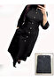 Black Cotton Wooden Button Kurti - NJF2346 | Black-Size:L-40-Inches