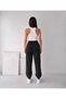 Yüksel High Waist Elastic Cuffed Inside-Drawstring Sweatpants - 2
